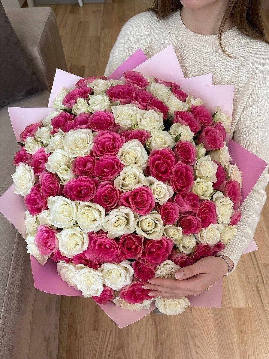 Моно-букет из роз